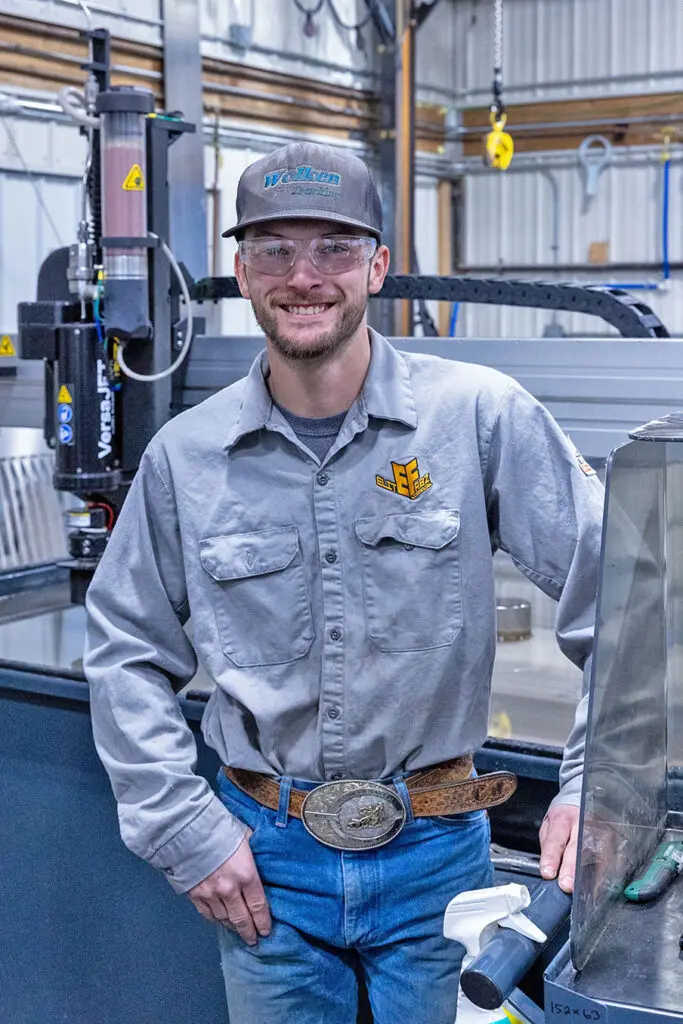 Waterjet Table Operator Colton J. Headshot